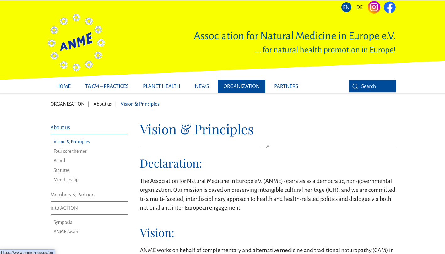 Association for Natural Medicine in Europe