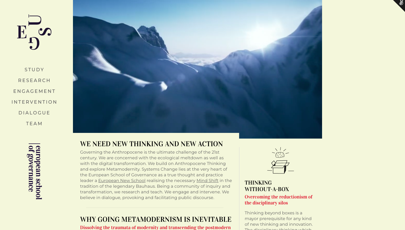 European School of Governance