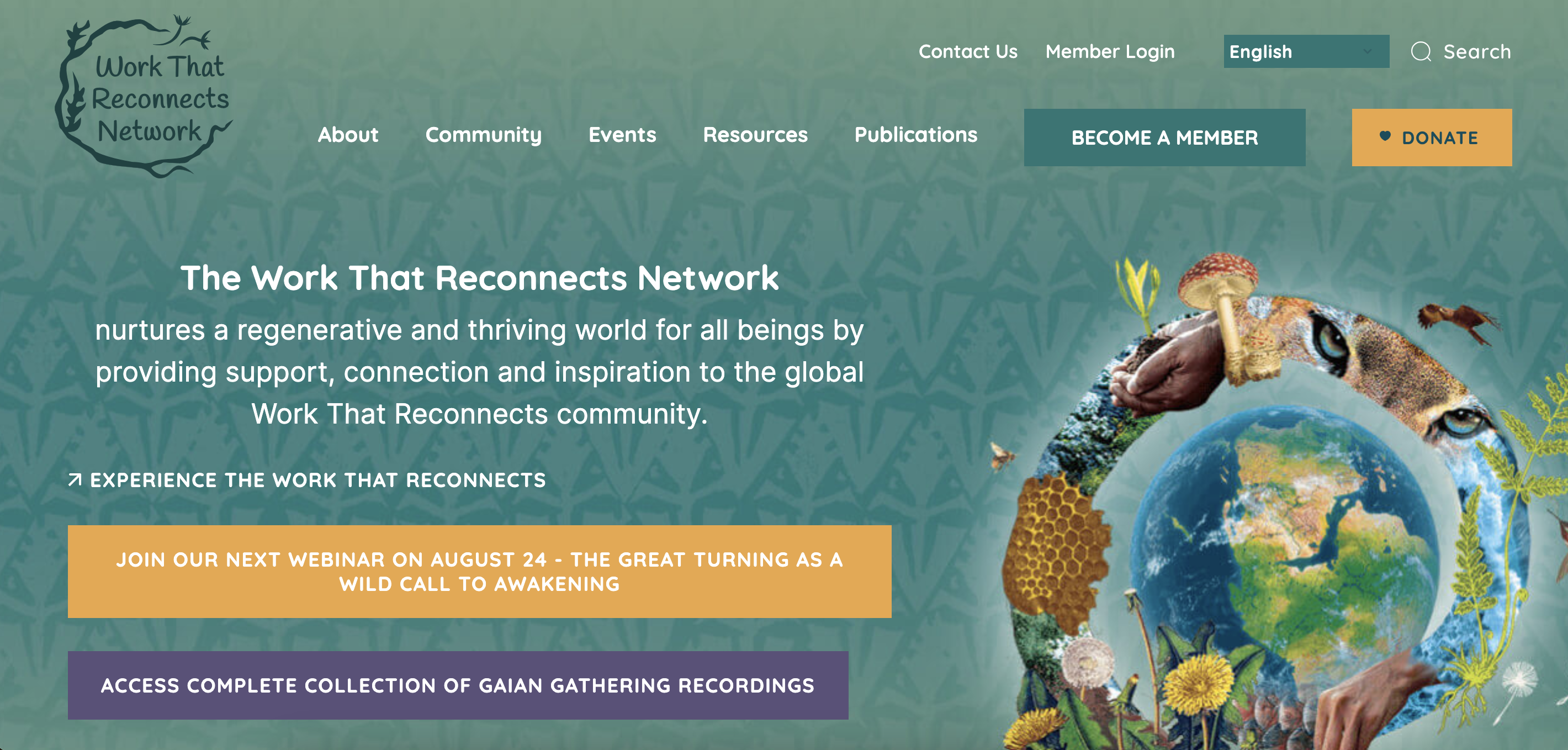Work that Reconnects Network